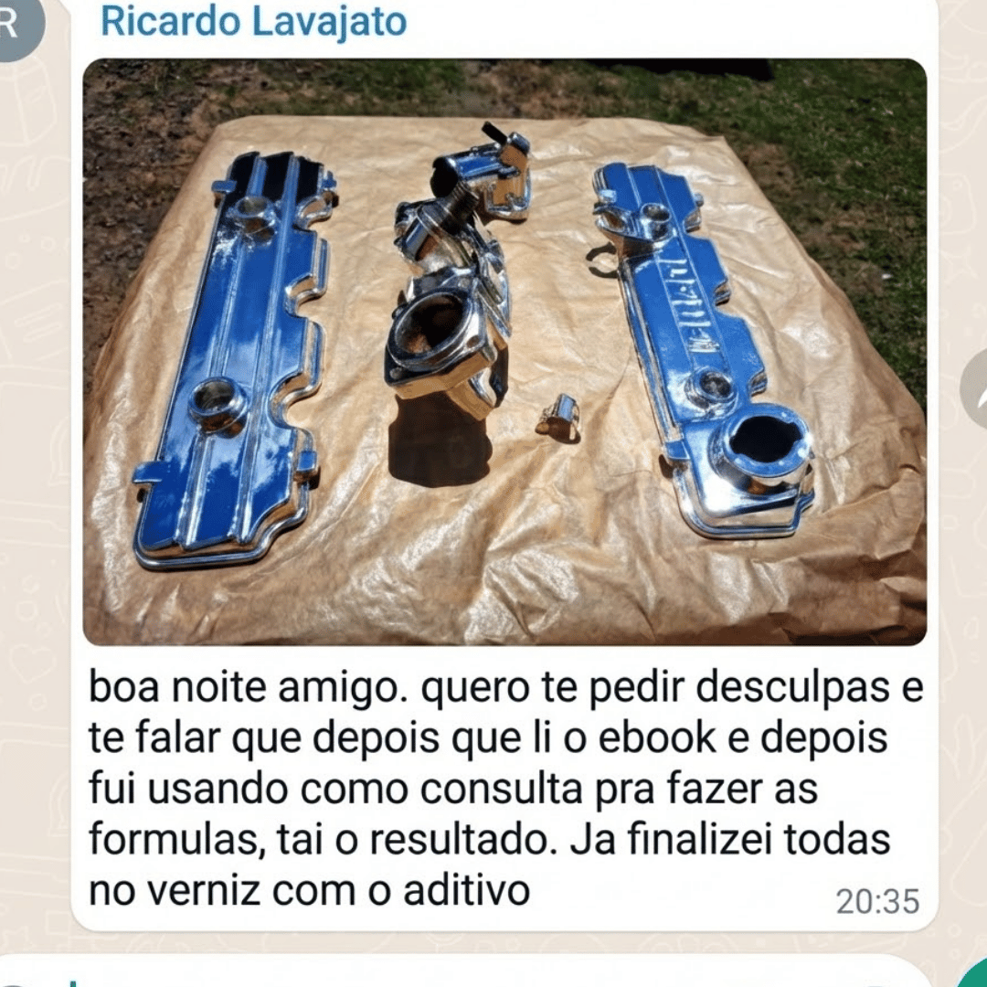 Tanque de moto metalizado por Eduardo